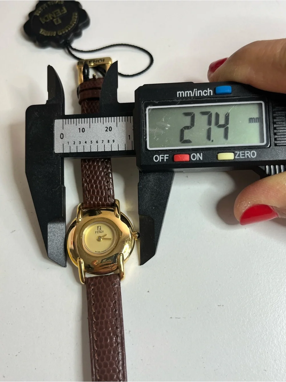 FENDI 400L 18K gold plated ladies Watch - Picture 13 of 15